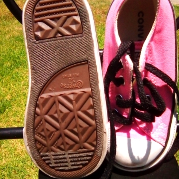 CONVERSE ALL ⭐ STAR PINK tennis shoes 👟 US Size 7 - Picture 3 of 4